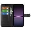 For Sony Xperia 1 V PU Leather Litchi Texture Phone Case Wallet Stand Flip Cover