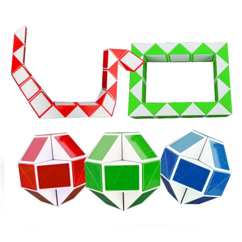 1PC Kids Student Educational Variety Twisting Magic Cube Game Puzzle Toy Random Color