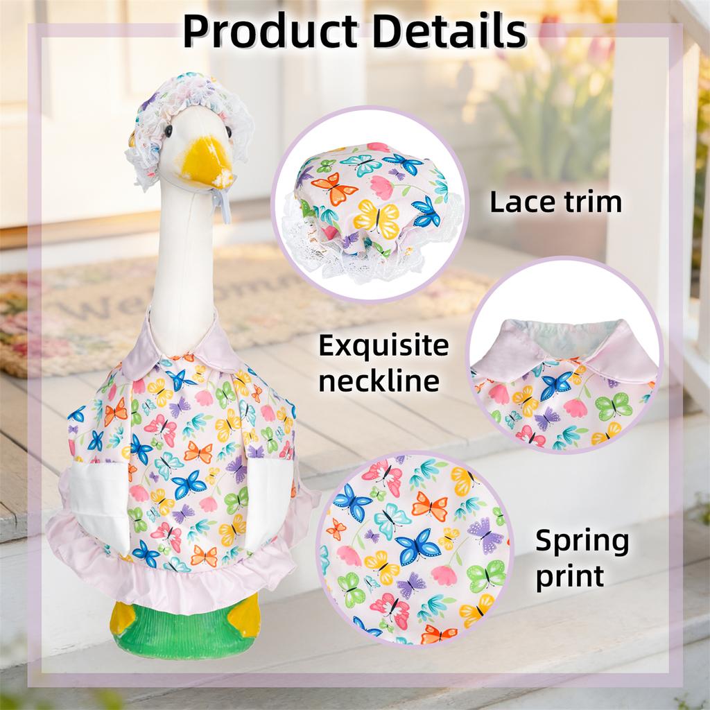 Porch Pet Dog Garden Ornaments Clothing Set