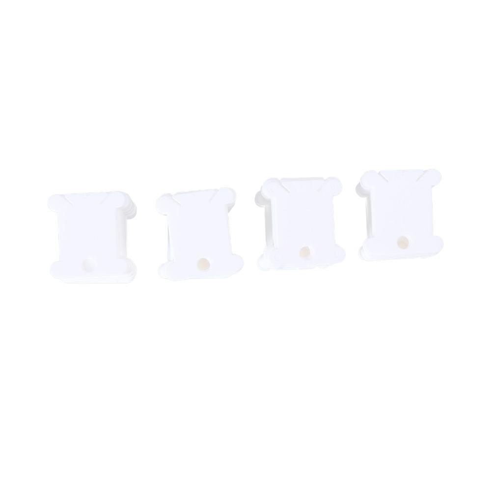 300pcs Sorting Storage Function Thread Organizer White Embroidery Floss Cards  For Cross Stitch