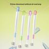 Two-Pack High-Grade Soft Bristle Three-Sided Toothbrush for Adults with Spiral Bristles.