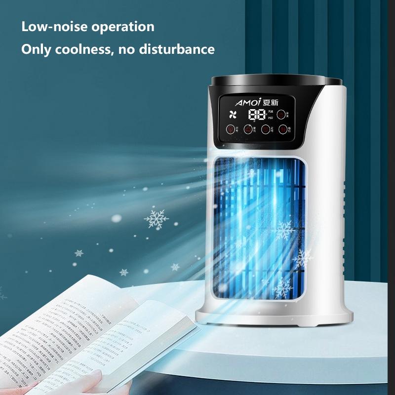 Xiaomi Multifunctional Portable Air Cooler Cold Air-cooled Fan Small Humidification Air Conditioner Natural Desktop Fan for Home Office
