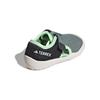 Baby Adidas Captain Toey Breathable And Lightweight Low Top Toddler Shoes Gray Green IF3109