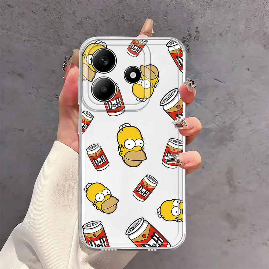 Cute The S-simpsons Case for Xiaomi Redmi Note 14 Pro Plus 10S Note 13 14C 12S 11 A4 9 10 13C 11S 12 Soft Phone Cover