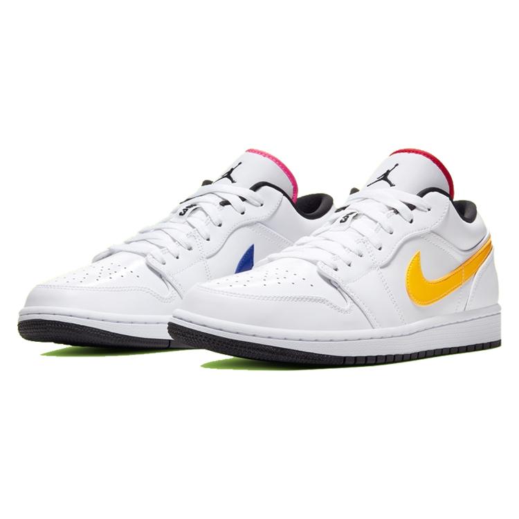 Jordan 1 Low White Multi Color CW7009-100