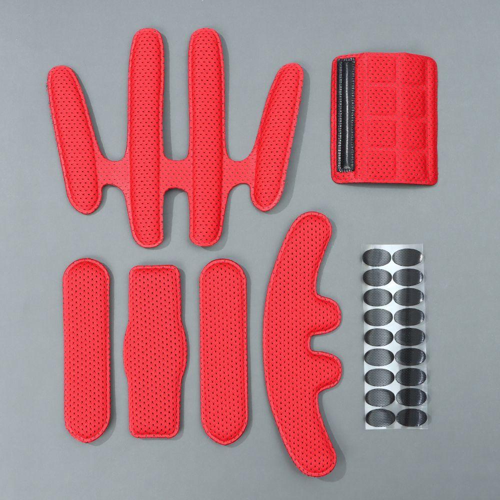 24 Stück/Set Helm Polster Kits Versiegelter Schwamm Ersatz Motorrad Fahrrad Radfahren Universal Schaumstoffpolster Set