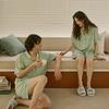 [Bowell] Day Off Viscose 100% Pajama Short-Sleeve Set Lemon Stripe BWTZ [Shipped from Korea] 100% Authentic