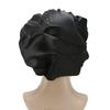 Silk Hair Bonnet Hair Cap Silk Fabric Wide Band Satin Bonnet Breathable Headband Bonnets Wide Band Satin Bonnets
