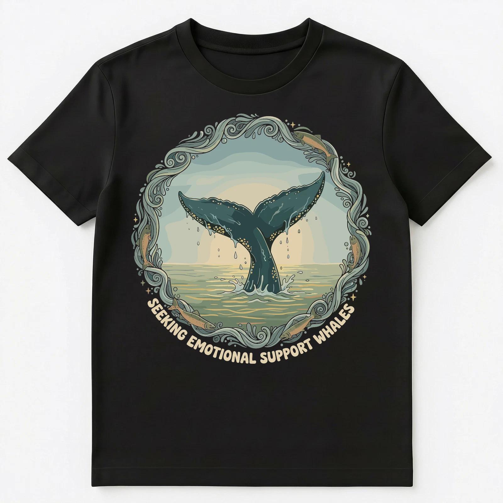 

Whale Lover Whales Pun Ocean Life Unisex T-Shirt 4XL