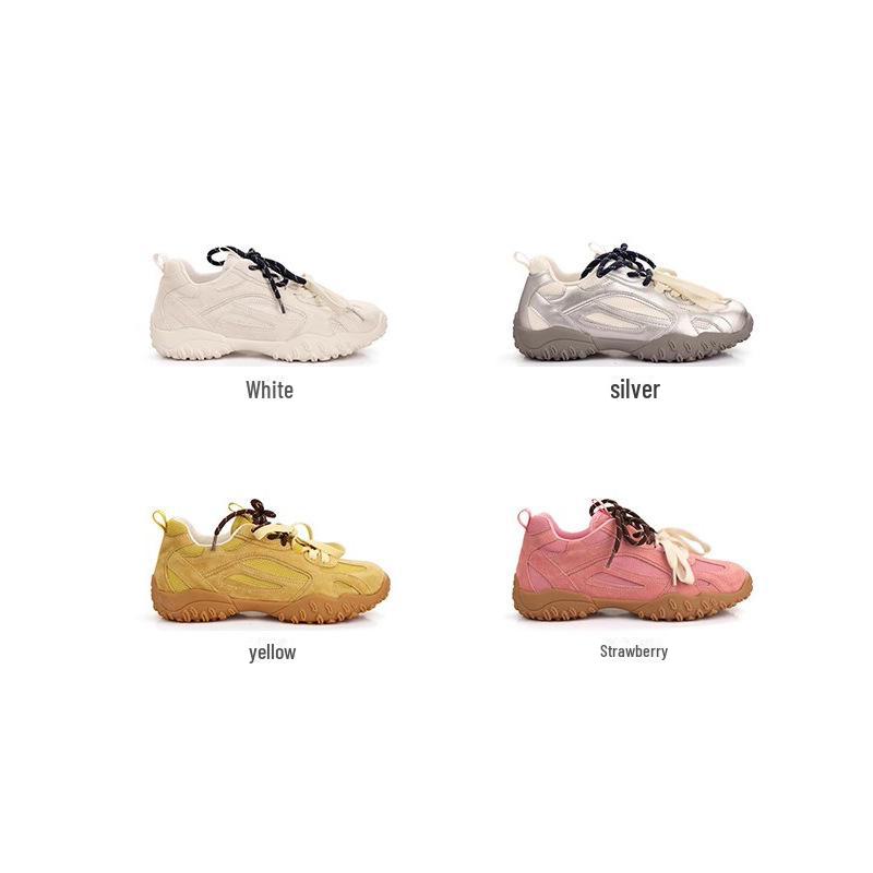 Trauben-Mamas Sommerstil Erhöhte Weichboden-Mesh-Sneaker
