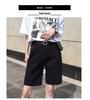 Women's High-Waisted Denim Shorts: Summer Solid Color, Trendy Design, Plus Size, Loose Fit, Straight Leg