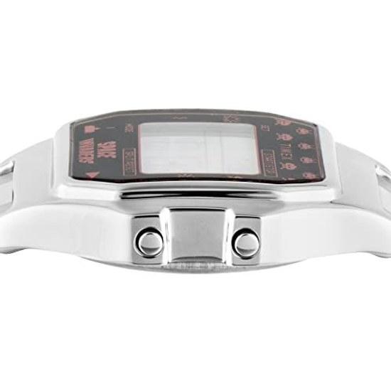 TIMEX Wristwatch Space Invaders Collaboration TW2V30000 Silver