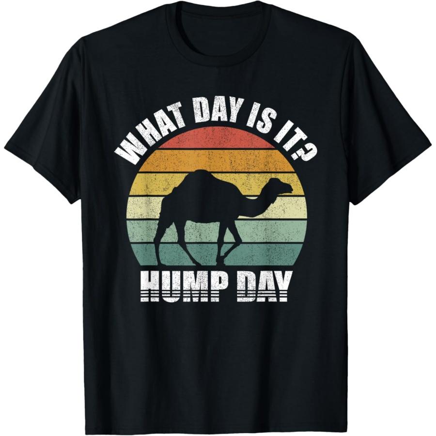 

Retro What Day Is It_ Hump Day Shirt Vintage Funny Camel T-Shirt XXXXXL чёрный
