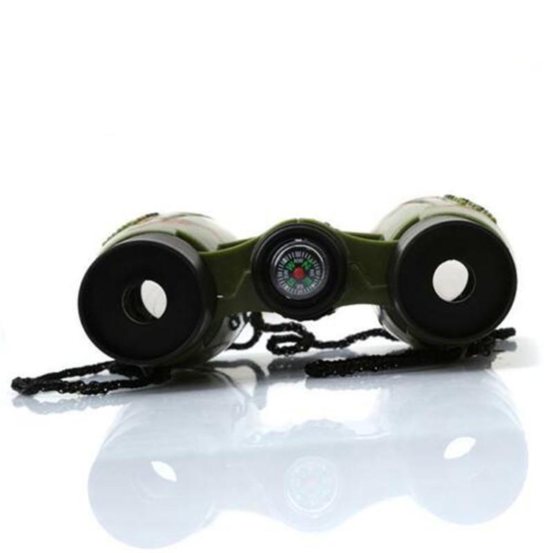 Children Outdoor Binoculars Training Equipment Models Early Education Parent-child Interactive Puzzle Toys With Lanyard Compass