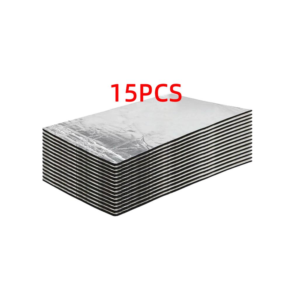 15Pcs 276mil 15.7"x9.8" Car Sound Deadening Mat ,Automotive Sound Deadener,Noise Insulation and Vibration Dampening Material