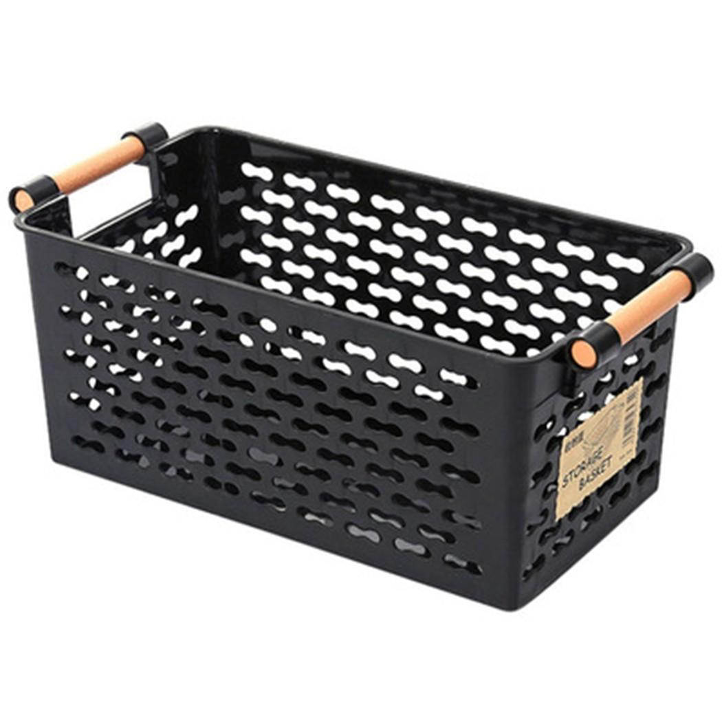 Organizational Basket Great for Storing Kitchen and Bathroom Items чёрный