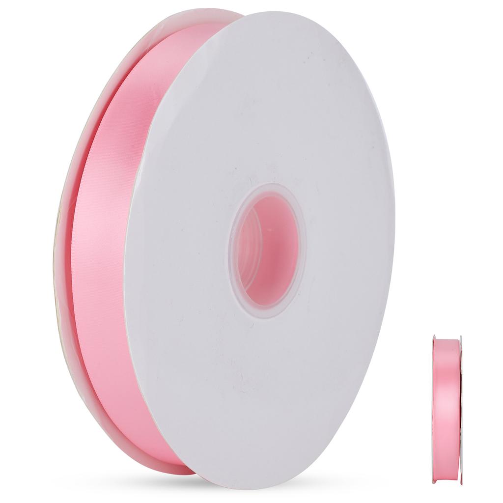 Satinband Rosa DIY Kleiderdekoration Kuchenschachtel Blumengeschenkverpackung 100 Yards Breite 3cm