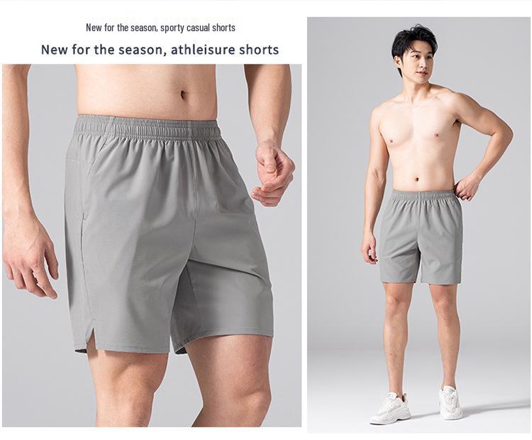 Men's Quick-Dry Lightweight Running Shorts - Breathable, Moisture-Wicking, Loose Fit for Summer