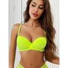 Sexy Lace Bra Solid Color Comfort Push Up Underwire Brassiere Women