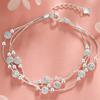 Pulseira de Prata Esterlina 925 Moda Múltiplos Estilos Corrente de Pulseira Para Mulheres Moda Luxo Pulseira com Pingentes Joias de Casamento Presente