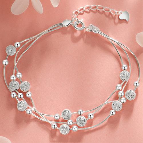 Pulseira de Prata Esterlina 925 Moda Múltiplos Estilos Corrente de Pulseira Para Mulheres Moda Luxo Pulseira com Pingentes Joias de Casamento Presente