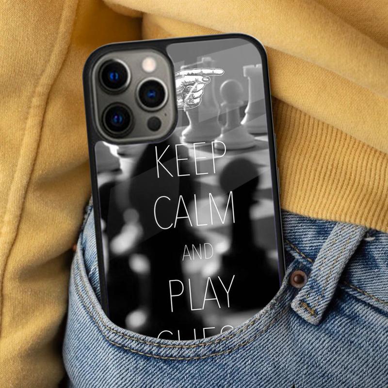 Chess Board Pieces Soft Phone Case for iPhone 17 Air 16e Pro max 15 Pro 13 14 Plus 11 12 MagSafe Magnetic Coque