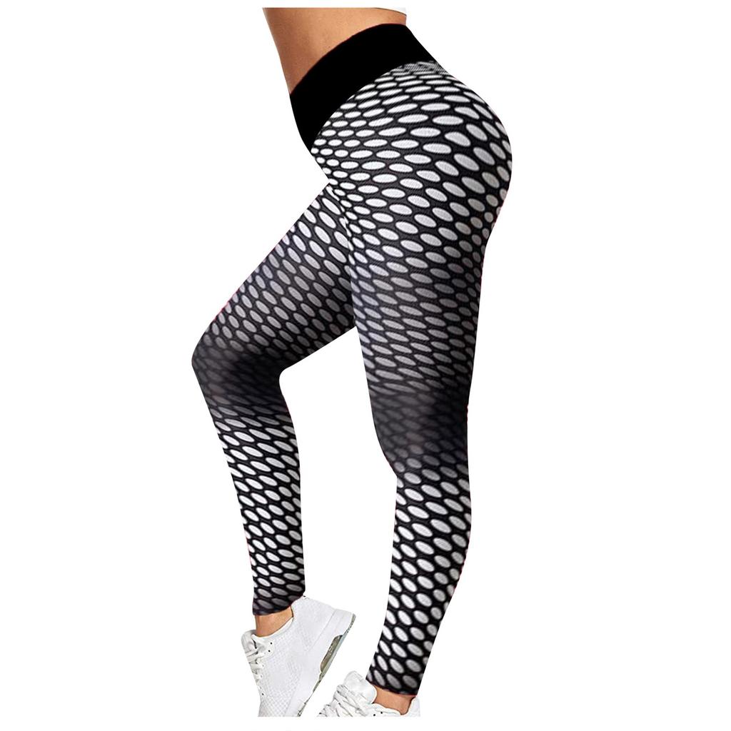 Lift Hip Hip Polka Dot Yoga Pants Absorbent And Breathable Tight Exercise Pants