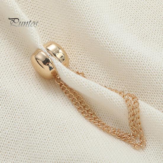 2 Stück Multifunktions-Magnet-Kleiderclip mit Kette, Mehrzweck-Clip aus Metall ohne Stift, Magnetstift zur Befestigung von Kleidung, Schals, Hosenbeinen und Manschetten