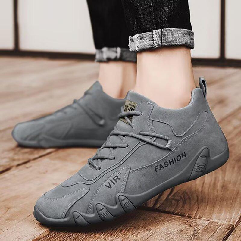 Casual Men's Workwear Shoes Dirt Resistant and Waterproof Boots Retro Suede Men's Boots Soft Soled Lightweight and Wear-resistant Construction Shoes