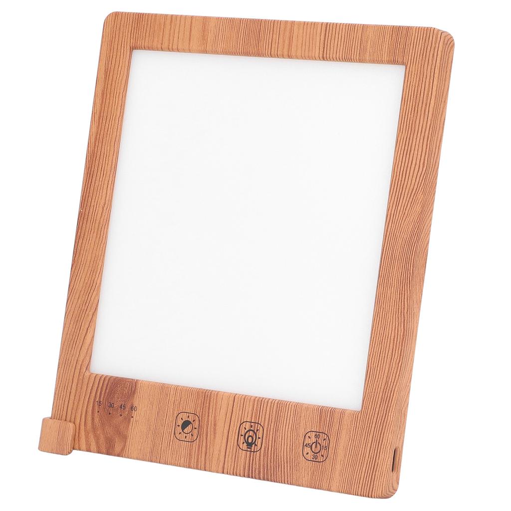 Lámpara de Terapia de Luz Espectro Completo 10000LX Luz LED de Fototerapia Regulable Temporizador Control Táctil