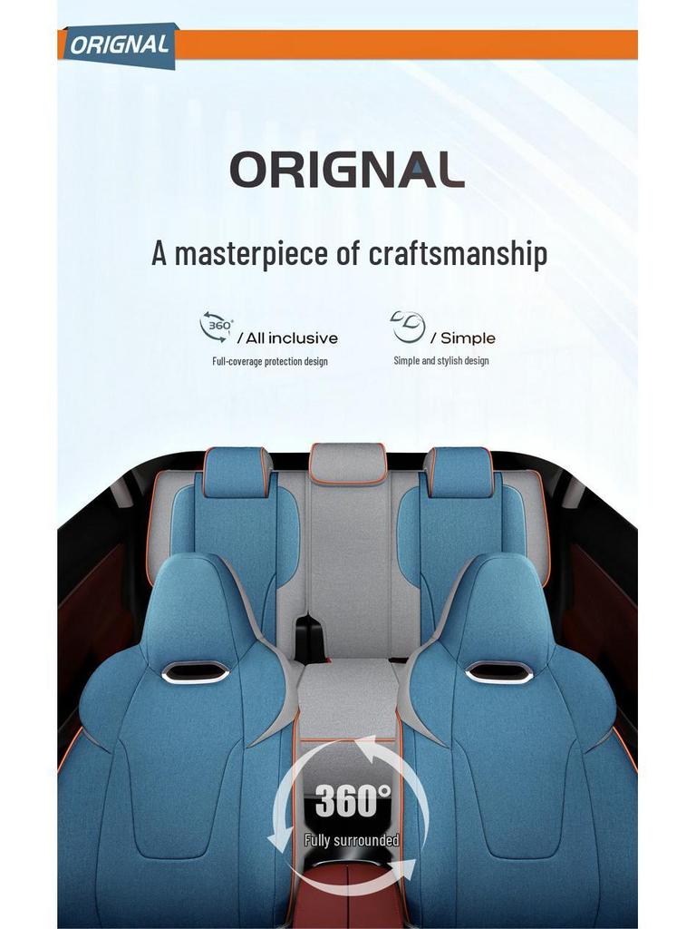 Changan CS75PLUS Universal All-Season Linen Seat Cover Cushion