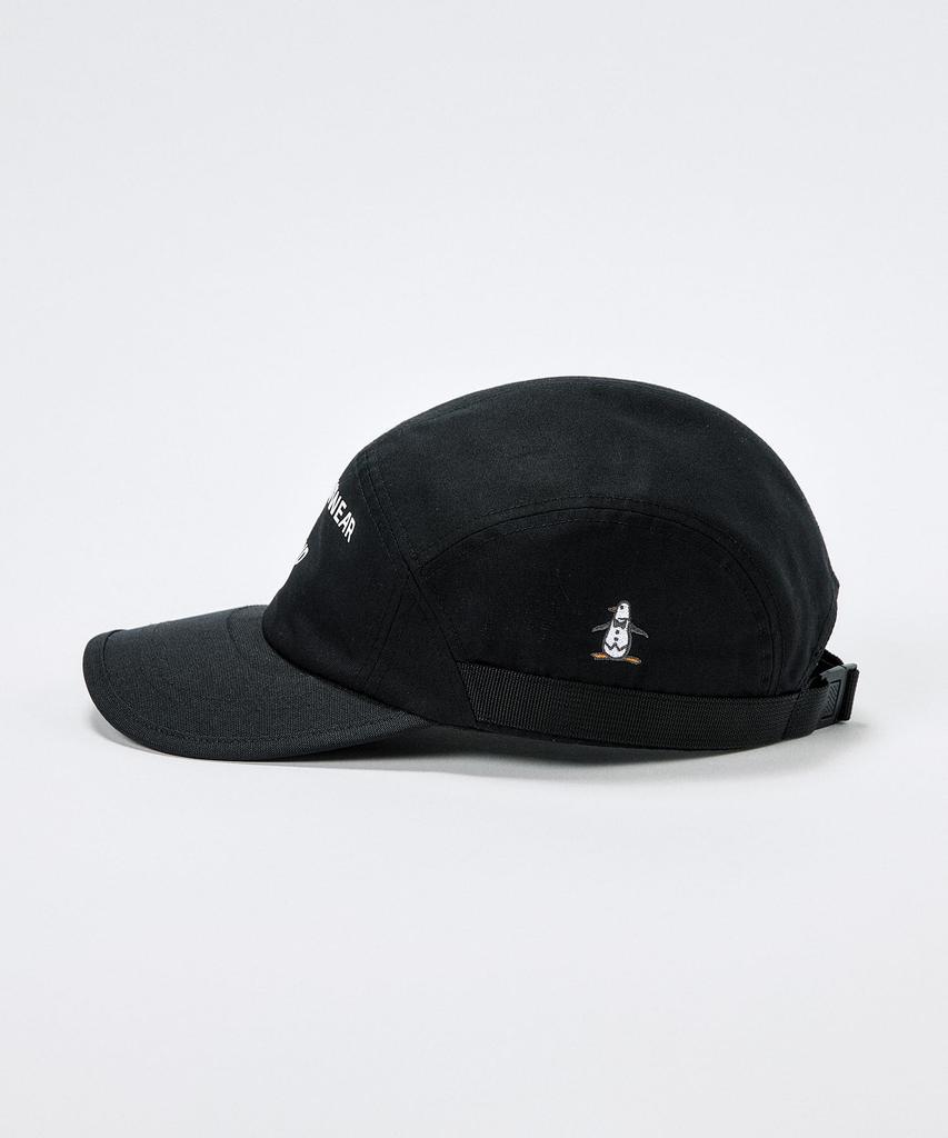 [Munsingwear] Cap Hybrid De Gaulle Cap One-Touch Buckle Sunshade Golf MG4FCP22M Men's BK00 (Black)