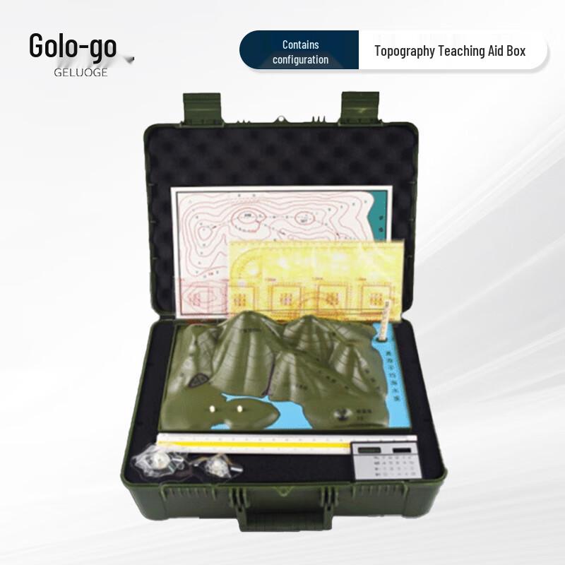Military Topography Teaching Aid Box