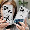 For iPhone 16 Pro 15 Pro Max 14 Plus 13 12 11 Phone Case Heart Pattern Clear Soft Silicone Slim Shockproof Transparent Lens Protection Bumper Cover