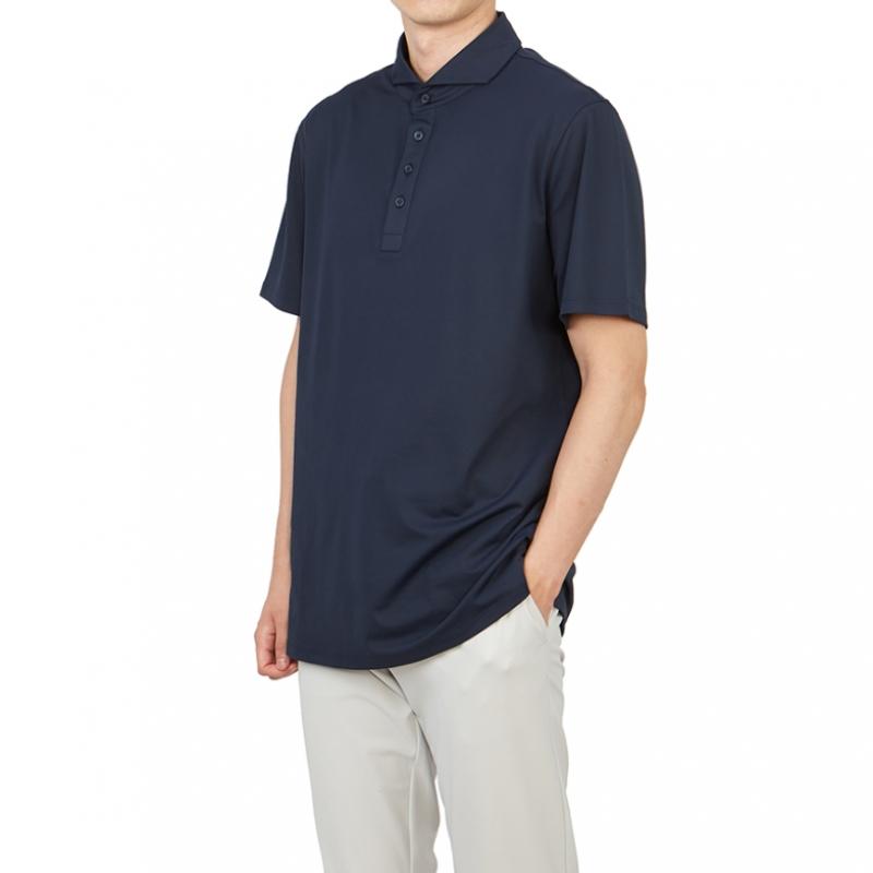 Tricou bărbătesc Galleria G Fore Pore Golfwear cu guler și mânecă scurtă G4mc0k300 TwlT