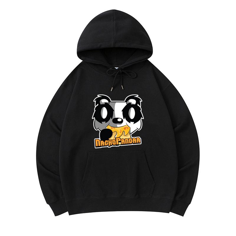 

300 GSM Men s Healthy Cotton Hoodies Nachopandaa Print Premium Cotton Sweatshirt