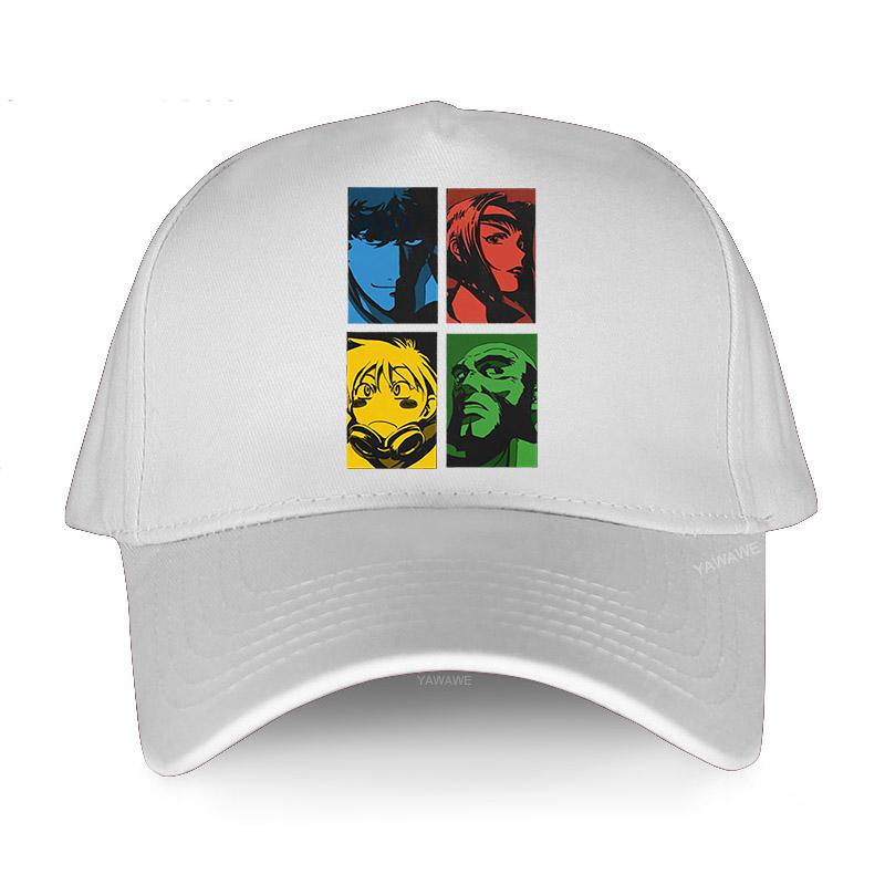 

Fashion brand Baseball caps sunmmer Snapback Hat unisex 90s Anime Cowboy Bebop Let s Jam Adult latest golf cap Breathable hats