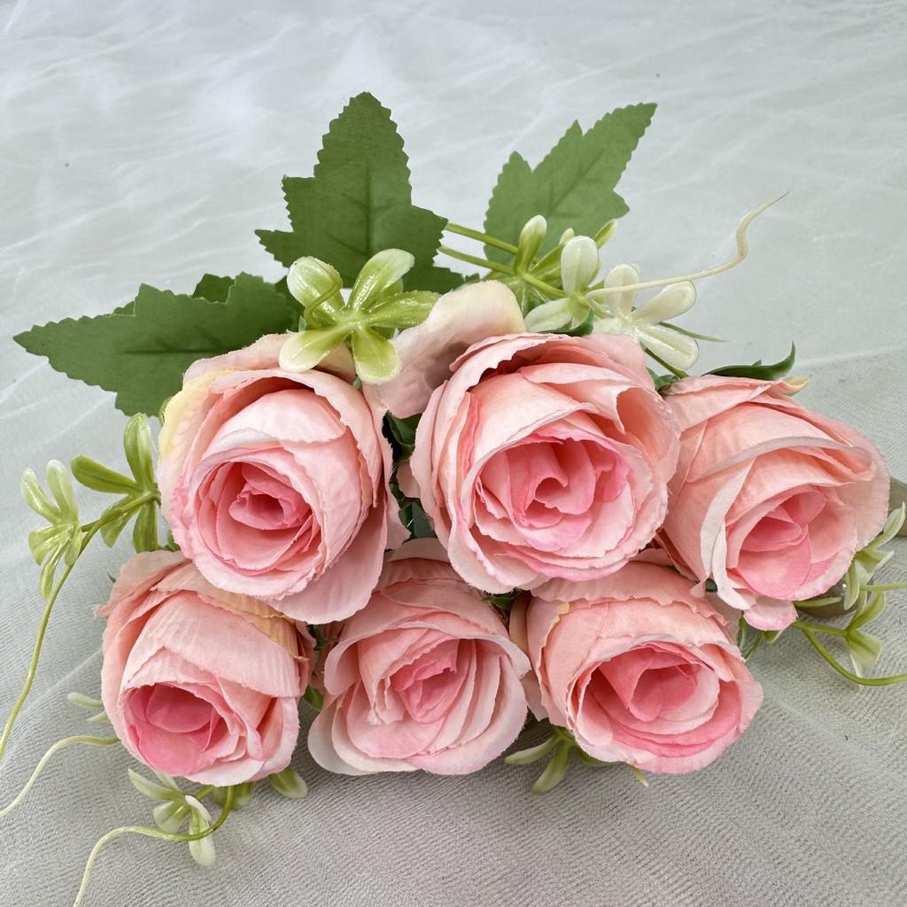Flower Rose Simulation Bouquet For Event Decoration And Prop Photography