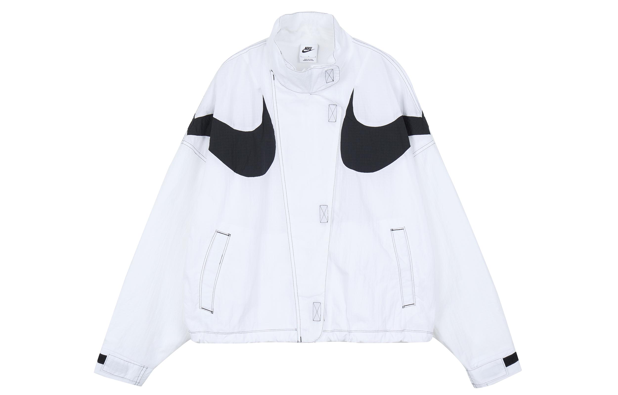 

Nike Jackets Women s White Stand Collar Moderate Other DR6133-100 XS