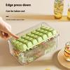 Press-to-Release Ice Cube Tray Food Grade Large Capacity for Home Freezer Storage Box for Perfect Ice Blocks Ice Cube Gadget