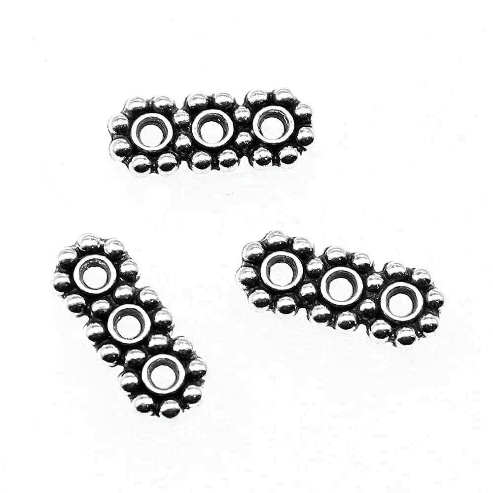 Multi Hole Tube Beads Spacer Antique Style Links For Multi Strand Bracelets