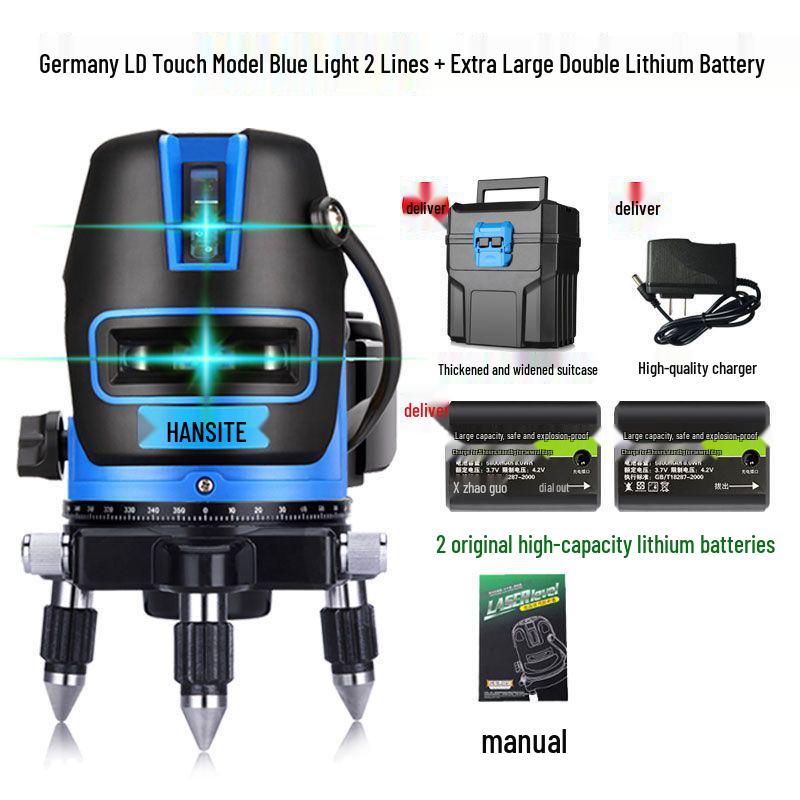High Precision Automatic Infrared & Green Light Laser Level with 2, 3, 5-Line Projection
