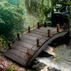 1/12 Scale Miniature Wooden Bridge with Railings Ornament - DIY Miniature Kitchen/Living Room Scene Decoration - Perfect Gift