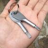 2 Keys Stainless Keychain Screwdriver Set Outdoor Multifunction Pocket Tool
