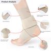 Durable And Safe 1Pcs Ankle Braceadjustable Breathable Compression Ankle Support For Men Womensprained Anklesankle Wrap Stabilizing Ligaments