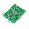 SMD Components Practice Board,Soldering Compact Learning Board Sturdy Beginners CD4017 and