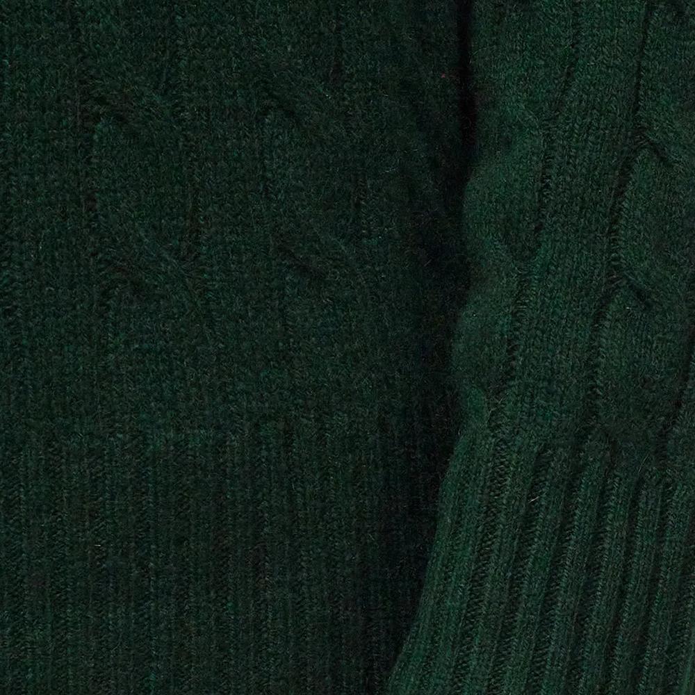 Polo Ralph Lauren Solid Color Pony Embroidered Crew Neck Long Sleeve Knit Sweater Men sweater Green 710876762-004