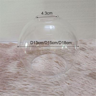 Cognac Bernstein Grau D4.3cm Öffnung Global Glasschirm Ersatz Weiß Klar Lampenschirm Abdeckung für E27 Schraubbirne Kronleuchter Lichter