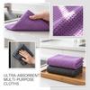 Multipurpose Absorbent Cleaning Cloth Waffle Weave Texture Durable Fabric Suitable for Kitchen Bathroom Car and Household Cleaning Tasks