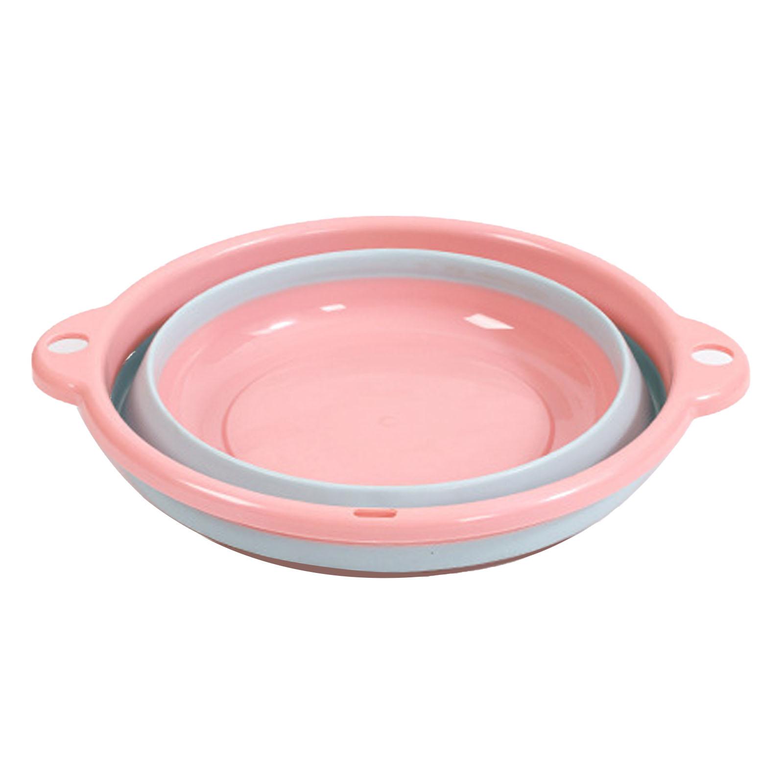 

Складная раковина многофункциональная детская раковина бытовая переносная раковина для мытья овощей L M(315 X 180mm / 12.4 X 7.09in) розовый